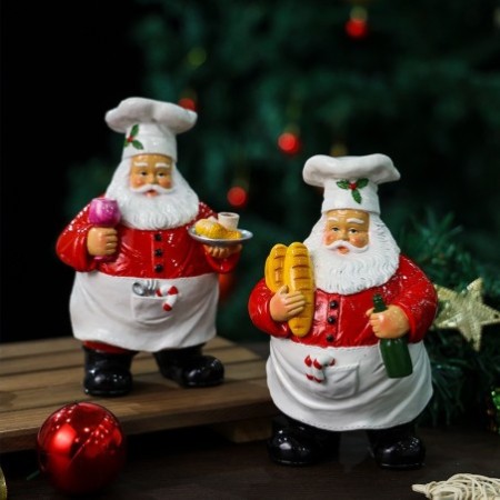 Santa Claus Christmas Desktop Ornament - Festive Tabletop Decoration For Home & Office